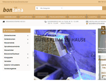Tablet Screenshot of bontana-zimmerbrunnen.de